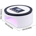 thumbnail image 3 of Gel LED Nail Lamp 135W LED Nail Dryer for Gel Polish with 3 Timer Settings Auto Sensor and LCD Touch Screen for Professional Nail Art Design Salon DIY at Home, 3 of 7