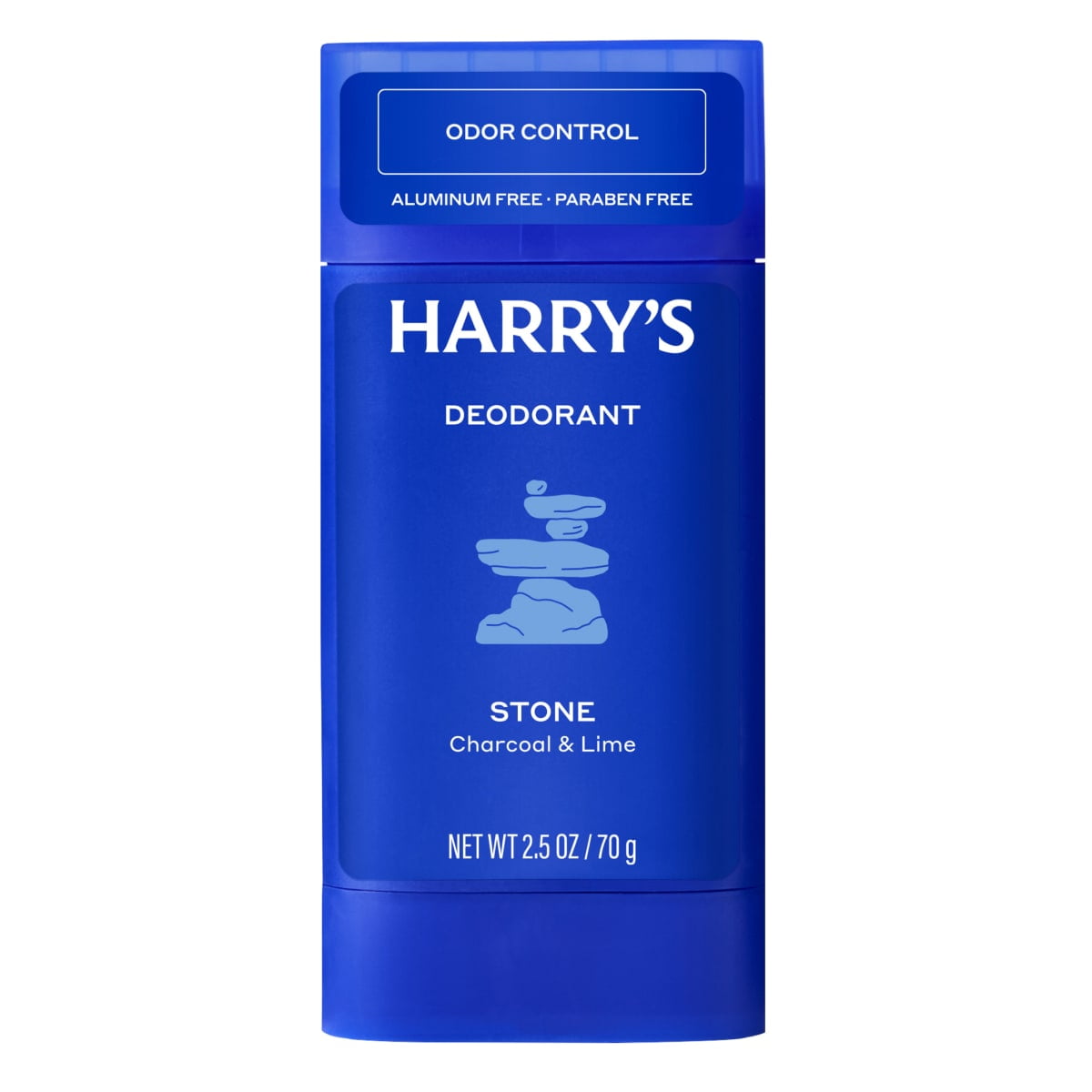 Harry's Aluminum-Free Deodorant for Men, Odor Control, Stone, 2.5 oz