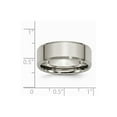 thumbnail image 6 of Titanium Beveled Edge 8mm Brushed and Polished Band Size: 11; for Adults and Teens; for Women and Men, 6 of 6