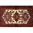 thumbnail image 1 of Ahgly Company Indoor Rectangle Traditional Dark Almond Brown Persian Area Rugs, 5' x 7', 1 of 6