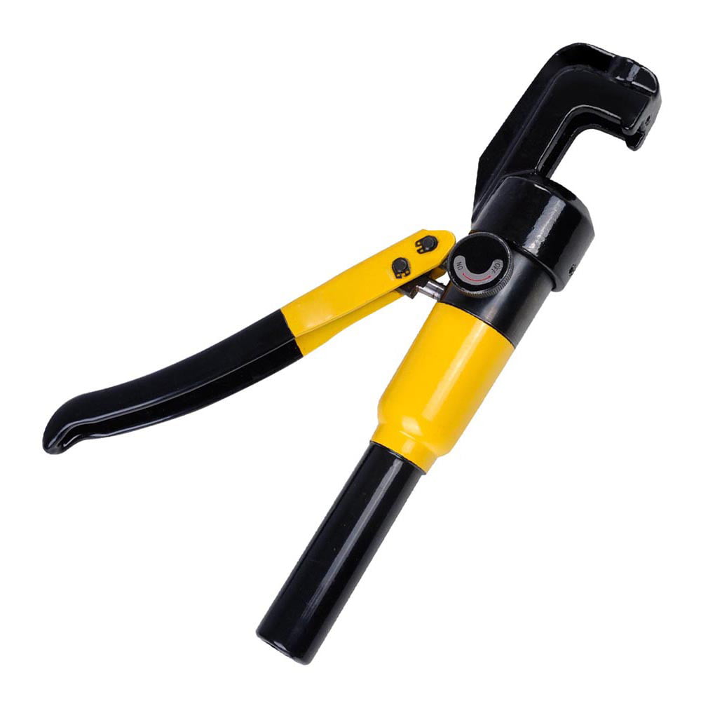 20 Ton Hydraulic Wire Terminal Crimper Battery Cable Lug Crimping Tool w/Dies 