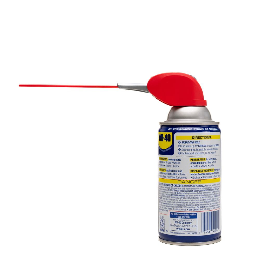 WD-40 Multi-Use Liquid Spray, 8 OZ with Smart Straw for General