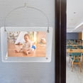 thumbnail image 4 of Clear Acrylic Photo Frame Frameless Desktop Picture Frame Wall Mounted Photo Frame, 4 of 8