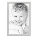 thumbnail image 2 of ArtToFrames 21" x 31" Metro Ice Silver Black Picture Frame, 21x31 inch Silver Wood Poster Frame (WOM-5247),  Pack, 2 of 7