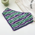 thumbnail image 1 of Banda para el cabello con bufanda de crochet con flores de moda europea y americana, estilo pastoral, banda para el cabello con forma triangular que combina con todo, accesorios para el cabello, 1 of 6