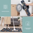 thumbnail image 6 of Blue Highland Cow Flower Pattern Kitchen Rugs Sets Of 3,Kitchen Runner Rugs Non Skid Washable,Decorative Kitchen Floor Mats for Kitchen,Sink,Laundry,17"x30"+ 17"x47" + 17"x59", 6 of 6