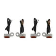 thumbnail image 2 of Justharion Durable 2Pc LED Turn Signal Indicator Lights for Touring Long-lasting Performance Silver Orange 28mm 2Set, 2 of 6