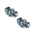 thumbnail image 2 of Qarigey Paquete de 2 zapatos Clips Rhinestone flor hebilla boda fiesta zapato tacones altos sandalias decoración joyería para mujer Calzado Blanco Qarigey AP013819-01, 2 of 6