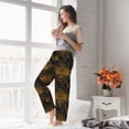 thumbnail image 6 of KLL Womens Gold Dragonfly Mandala Print Pajama Pants Soft Pajama Bottoms for Women Cozy Lounge Pants-X-Large, 6 of 7