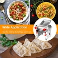 thumbnail image 4 of SHANNA Stainless Steel Electric Noodle Pasta Maker Machine Automatic Dough Roller with 24cm Cutter 3mm/9mm Noodles, 4 of 11