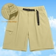 thumbnail image 7 of Delayuji Cargo Short for Women Baggy High Waisted Elastic with Zipper Pockets Hiking Short Lightweight Athletic Golf Shorts for Women Cargo Pants Summer Outdoor, 7 of 7