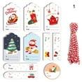 thumbnail image 2 of 1 Set Christmas Themed Gift Tags Foldable Paper Present Wrapping Gift Labels for Gifts, 2 of 9