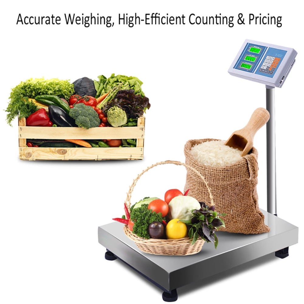 GVN 660 lbs Weight Computing Digital Floor Platform Scale