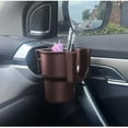 thumbnail image 2 of Car Trash Can, Leakproof Car Trash Bin with Lid, Small Trash Can for Car, Vehicle Car Garbage Can for Cup Holder & Vehicle Trash Bag for Truck SUV Auto Interior Accessories Organizer - Xuniizn, 2 of 5