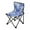 Blue Squares and Shapes, variant on 600D Oxford Camping Chair Portable Foldable Chair Supports 220 lbs for Picnic, Fishing, Backpacking Blue Ink Clouds