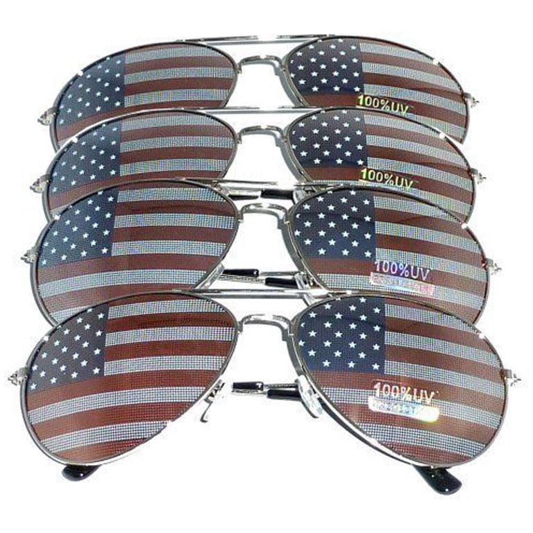 Method Seven Patriot SKY18 Aviation Sunglasses - Pilots Sunglasses With Glass Lenses