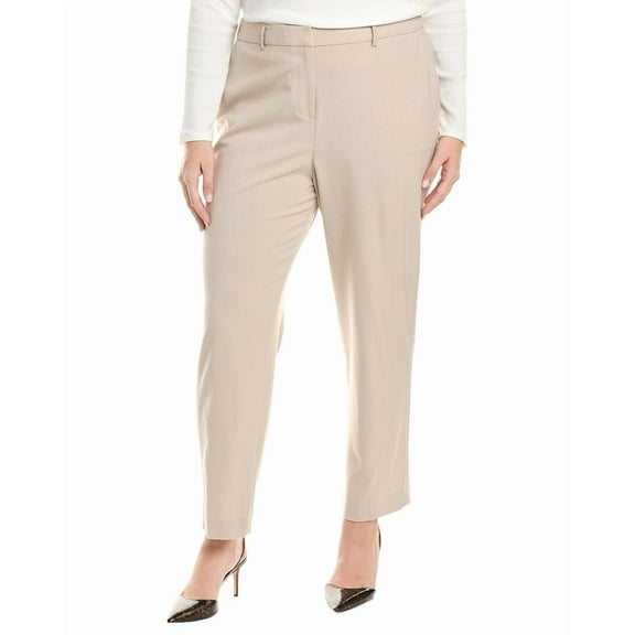 Tahari ASL womens  Plus Pant, 20W, Beige