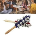 thumbnail image 2 of 2Pcs Sleigh Bells Christmas Musical Bells Musical Percussion Hand Sleigh Bells 21 Bells Percussion Instruments Enduring, 2 of 9