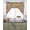 BurlyWood, variant on Bread Swag Valances for Windows, Small Curtains Drapes, Farmhouse Chic Abstract Food Texture Brown Kitchen Window Curtains Over Sink Rod Pocket Window Treatment Valance for Bedroom/Bathroom 56"x36"