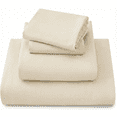 thumbnail image 4 of Dream Living King Size Bedding Set (Includes 1 Flat Sheet, 1 Fitted Sheet, 2 Pillow Covers, 14'' Deep Pocket Soft Microfiber 4 Piece Set) Cream, 4 of 6