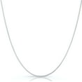 thumbnail image 1 of Italian Round Snake Chain Necklace Sterling Silver 1MM-3MM, Solid 925 Italy, Next Level Jewelry, 1 of 7