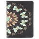 thumbnail image 1 of Funda protectora de PU para tableta portátil, protección Universal de 360 °, Funda de cuero pintada para iPad de 9ª generación, mariposa de medio círculo, 1 of 14