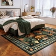 thumbnail image 5 of Lahome 5x7 Butterfly Washable Bedroom Rug, Boho Rugs for Living Room Non-Slip, Soft  Floral Throw Carpet for Home Office  Dining Room, Black, 5 of 8