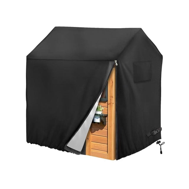 Housse de Protection Universelle pour Maisonnette de Jeu, Abri Extérieur Portable et Étanche pour Maisons de Jeu pour Enfants, Housse de Structure de Jeu de Cour Arrière en Polyester Résistant aux Déchirures, Plusieurs Tailles