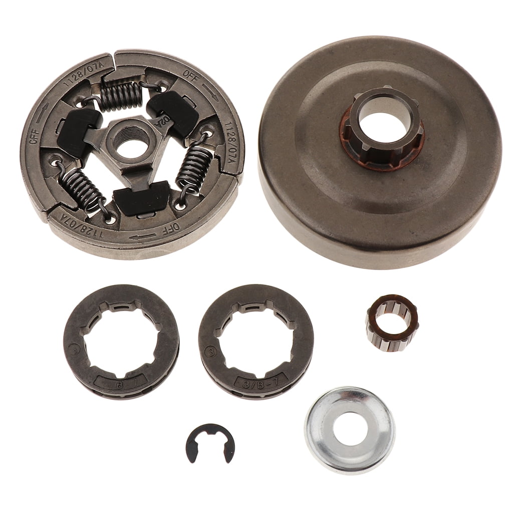 Fzaqwen 3/8 Inch 7T Clutch Drum Bearing Kit for 036 MS360 Lawn Mower Replacement Parts