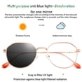 thumbnail image 4 of Sonducket Moda Anti-luz azul Gafas de sol Clásico Ligero Lente transparente Bisagra Hombre Mujer Vintage Anteojos Marco Gafas Type3 NO3, 4 of 6