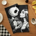 thumbnail image 6 of 2Pcs Halloween Kitchen Towels Nightmare Before Holiday Christmas Decor Funny Hand Towels for Bathroom Gothic Dish Cloths Halloween Bathroom Decortions Housewarming Gift for Home Wall Decor, 6 of 7
