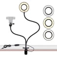 thumbnail image 1 of Soporte de luz para cámara web para transmisión en vivo, anillo de luz para selfies con soporte de montaje para cámara web para Logitech C925e, C922 X, C930e, C922, C930 C920, C615, Brio 4K, 1 of 5