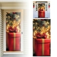 thumbnail image 3 of 2025 New Christmas Front Door Cover, 36 * 80''/200x90CM Christmas Door Cover Cloth, Fabric Doors Covers for Festive Party Home Decor, 3 of 5
