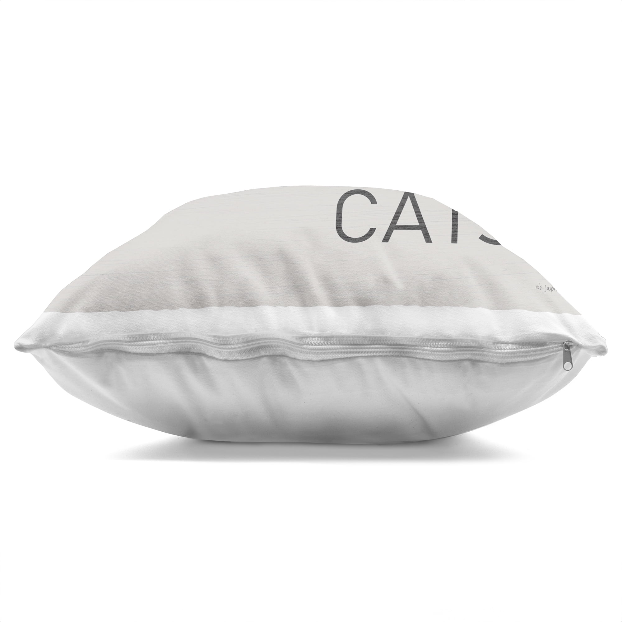Stupell Industries Minimal You Me & Cats Decorative Printed Throw Pillow, design by Jaxn Blvd.