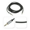 thumbnail image 2 of 3.5mm Aux Cable Male to Male Auxiliary Audio Cable HiFi Headphone Cord 10ft Nylon Braided for Phone Headphone Grey, 2 of 4