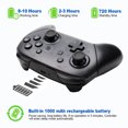 thumbnail image 5 of Mando inalámbrico Bluetooth para Switch Pro, compatible con Nintendo Switch/Lite/Switch OLED para control de joystick NS, 5 of 5