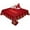 Red Gold, variant on Christmas Tablecloth Round Tablecloth 60x60inch, Gingerbread Holiday Tablecloth Farmhouse Vinyl Table Cloth Waterproof Oilcloth Table Linens, Washable Tablecloths for Dining Party(Red Yellow)