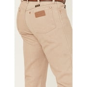 Wrangler Mens 13Mwz Cowboy Cut Original Fit Denim Jeans Tan 36W x 30L US