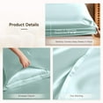 thumbnail image 3 of THXSILK 4 Pcs Silk Sheet Set, Luxury Bedding Sets, 1 Fitted Sheet, 1 Flat Sheet & 2 Pillowcase, 100% Natural Mulberry Silk, Cal.King Size, 3 of 8