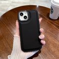 thumbnail image 1 of Luxury Plating Design Solid Color Phone Case For iPhone 15 14 13 12 11 Pro Max New Girl Simple All-inclusive Soft Silicone Cover, 1 of 5