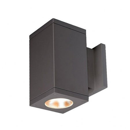 

Wac Lighting Dc-Ws06-Fb Cube Architectural 1 Light 10 Tall Led Outdoor Wall Sconce -