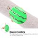thumbnail image 2 of KAKOWELY 2 anillos para servilletas con diseño de sandía., 2 of 5
