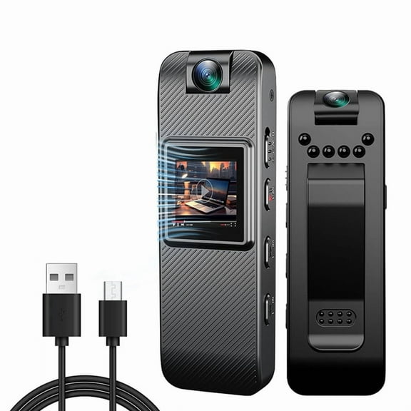 1080P Video Recorder Camera,Small Security Camera with Night Vision Portable Mini Body Camera for Law Sports Delivery