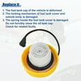 thumbnail image 4 of Unique Bargains Gas Fuel Tank Cap Replacement for Jeep Patriot 2014-2016 for Dodge for Ram Promaster 2014-2016 Yellow, 4 of 6