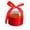 Red, variant on Yaayu Christmas Eve Apple Gift Box Red Paper Handheld Present Container For Indoor Celebration Party Favor