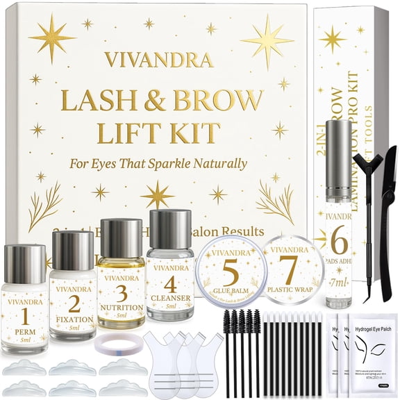 Kit Profesional de Lifting de Pestañas y Laminación de Cejas Vivandra