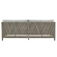 thumbnail image 4 of Grenada 4 Piece Outdoor Gray Fabric and Wicker Conversation Set, 4 of 6