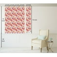 thumbnail image 5 of Ambesonne Floral Peel & Stick Wallpaper for Home, Retro Flowers Wild Botany, 13"x72", Peach Fuchsia and Dark Coral, 5 of 5