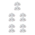 thumbnail image 1 of Guardoinrt 2pcs Cute Smiling Clouds For Decorative Wall Stickers Cloud Wall Boards ABS 3d Wall Board Easy To Install type 2 5Set, 1 of 6