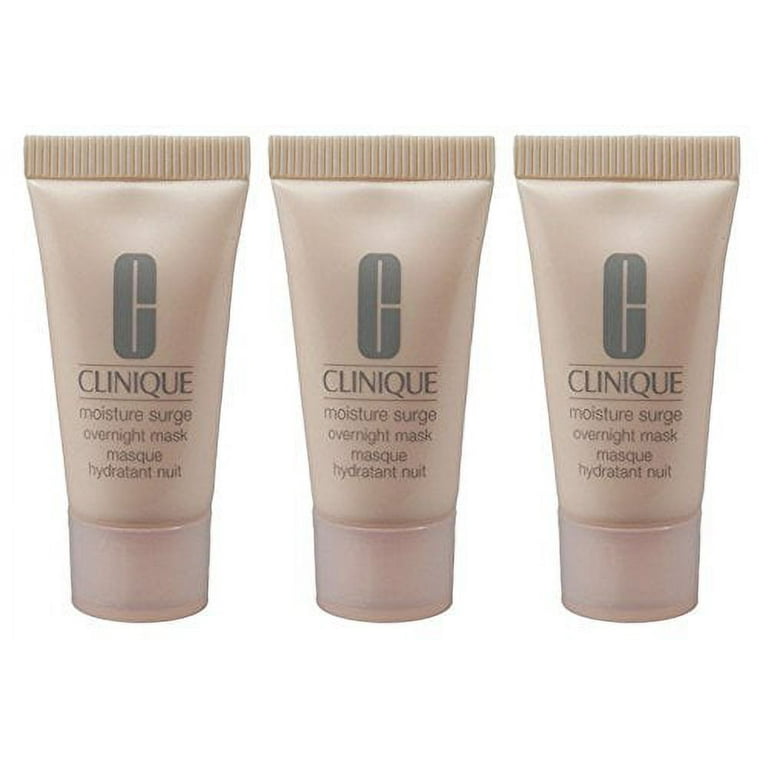 Clinique Moisture Surge Overnight Mask, Travel Size 1oz x 3, Total